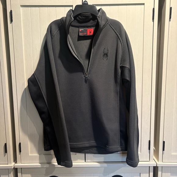 Spyder Gray Quarter-Zip Sweatshirt - Picture 1 of 6
